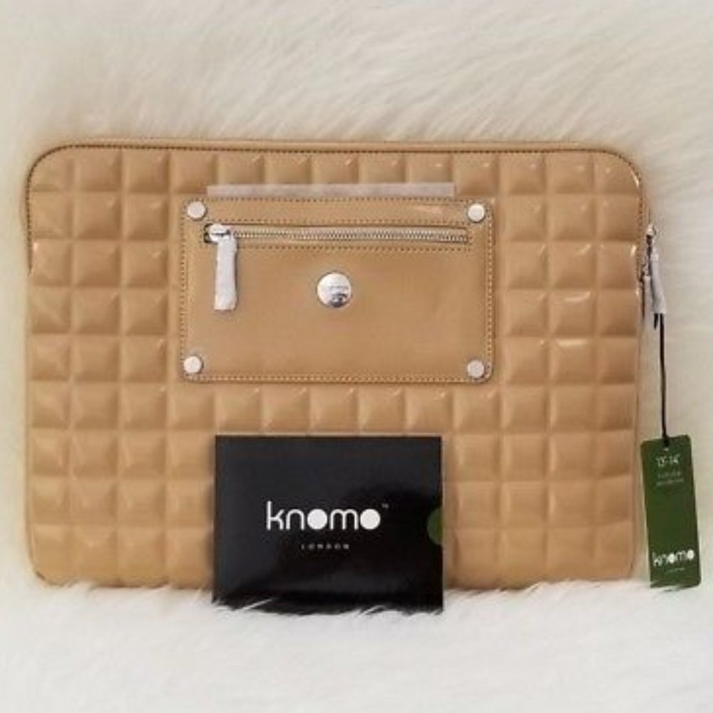 NEW KNOMO OF LONDON BAYSWATER 13" SLIM LAPTOP BAG